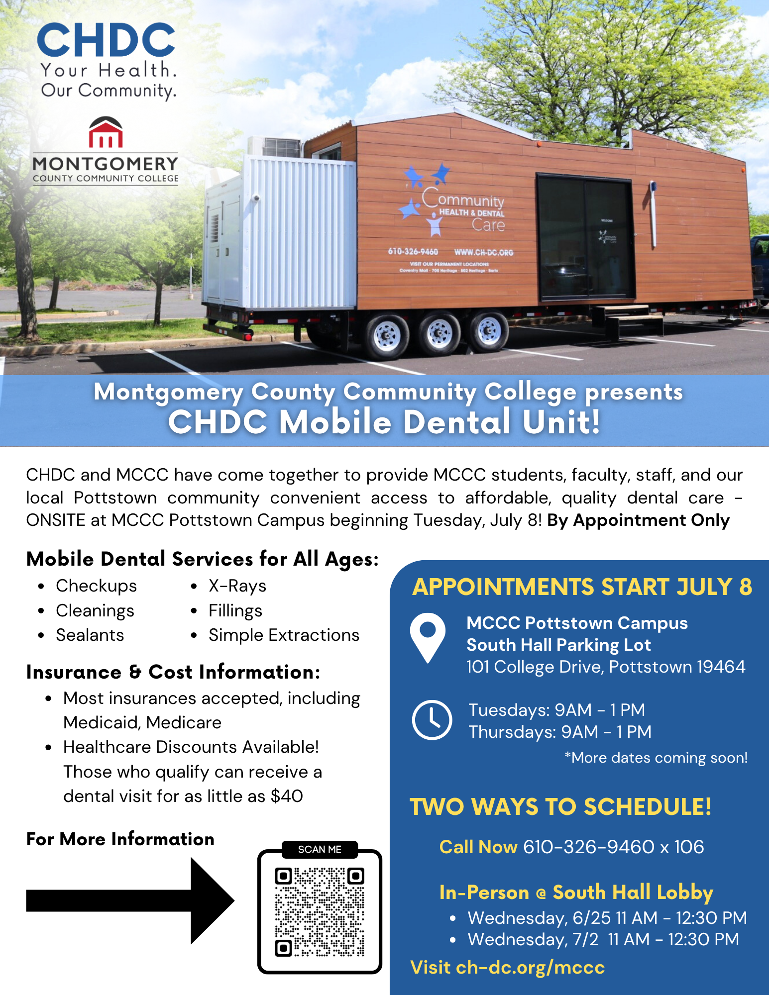 2025 Mobile Dental Unit Flyer_MCCC_REV